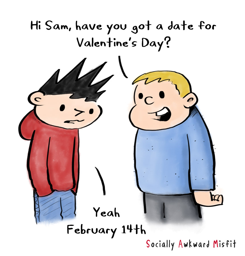 socially awkward weirdos valentines day